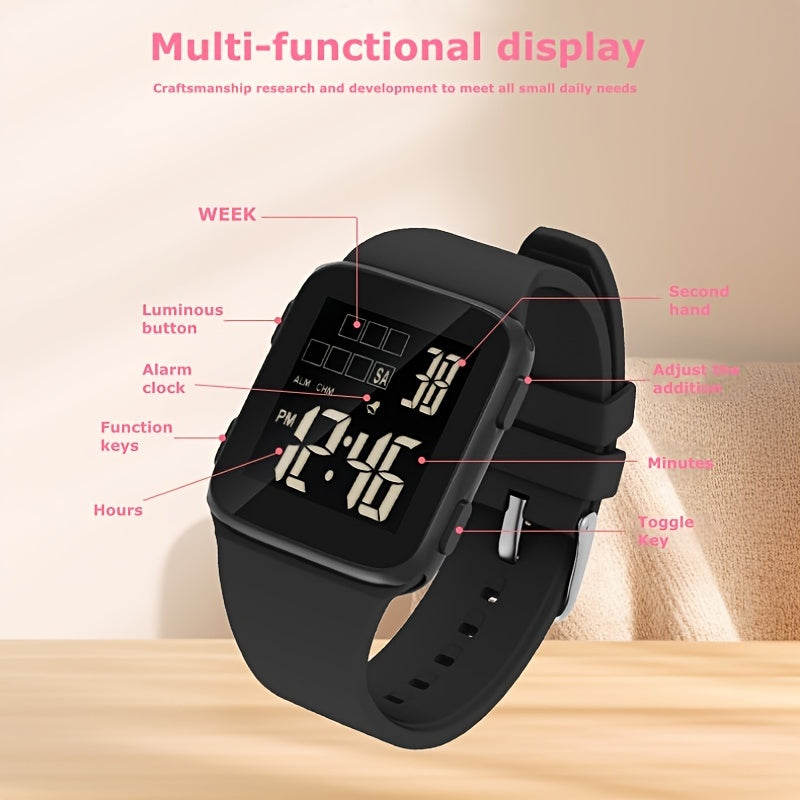 Student Night Light Sports Watch