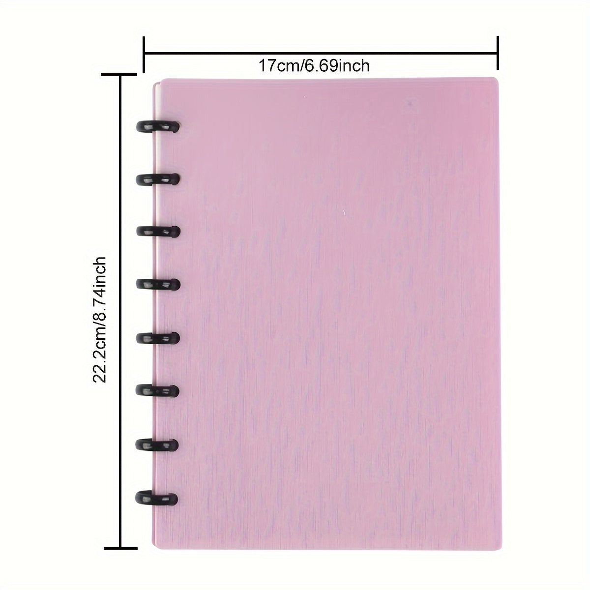 Junior Discbound Notebook Poly Cover 60 Sheets Ruled Pages