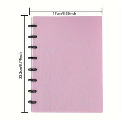 Junior Discbound Notebook Poly Cover 60 Sheets Ruled Pages