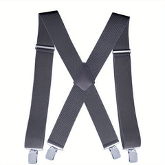 Men's Adjustable Elastic Suspenders with Comfortable Straps