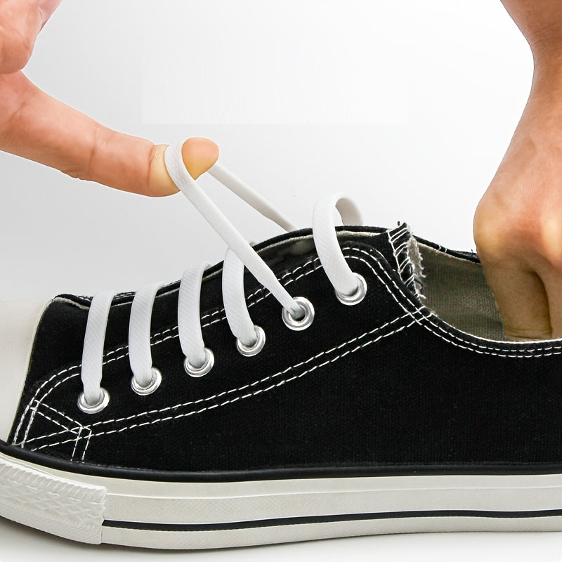 Lazy Man Shoelaces Buckle Silicone No Tie Shoelaces Creative Elastic