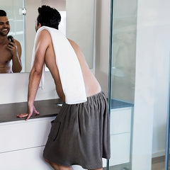 Men's Wearable Bath Towel 63.5x121 with Pocket