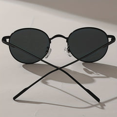 Round Frame Metal Men's Sunglasses
