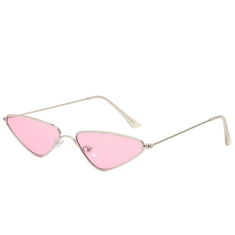 Cat Eye Sunglasses For Women Vintage Triangle Narrow Glasses