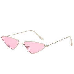 Cat Eye Sunglasses For Women Vintage Triangle Narrow Glasses