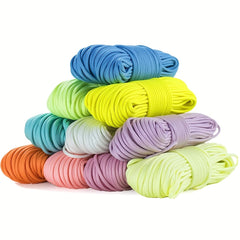 Glow In The Dark Paracord 10ft 4mm 9 Strand Nylon Survival Rope DIY Rope