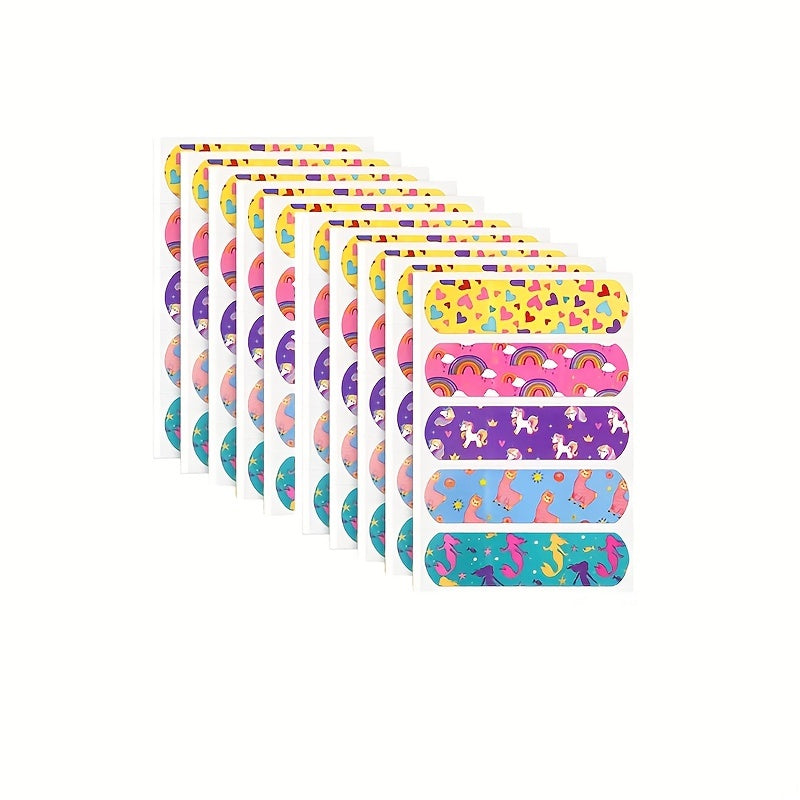 50pcs Cartoon Waterproof Bandages for Outdoor First Aid