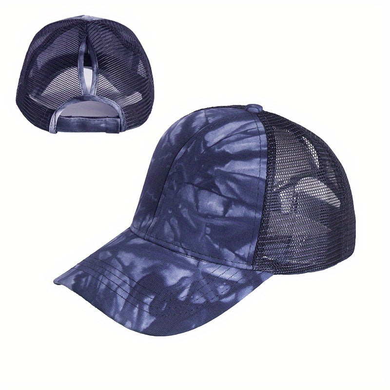 Tie Dye Hip Hop Baseball Cap Adjustable Sunshade Dad Hats Women Men