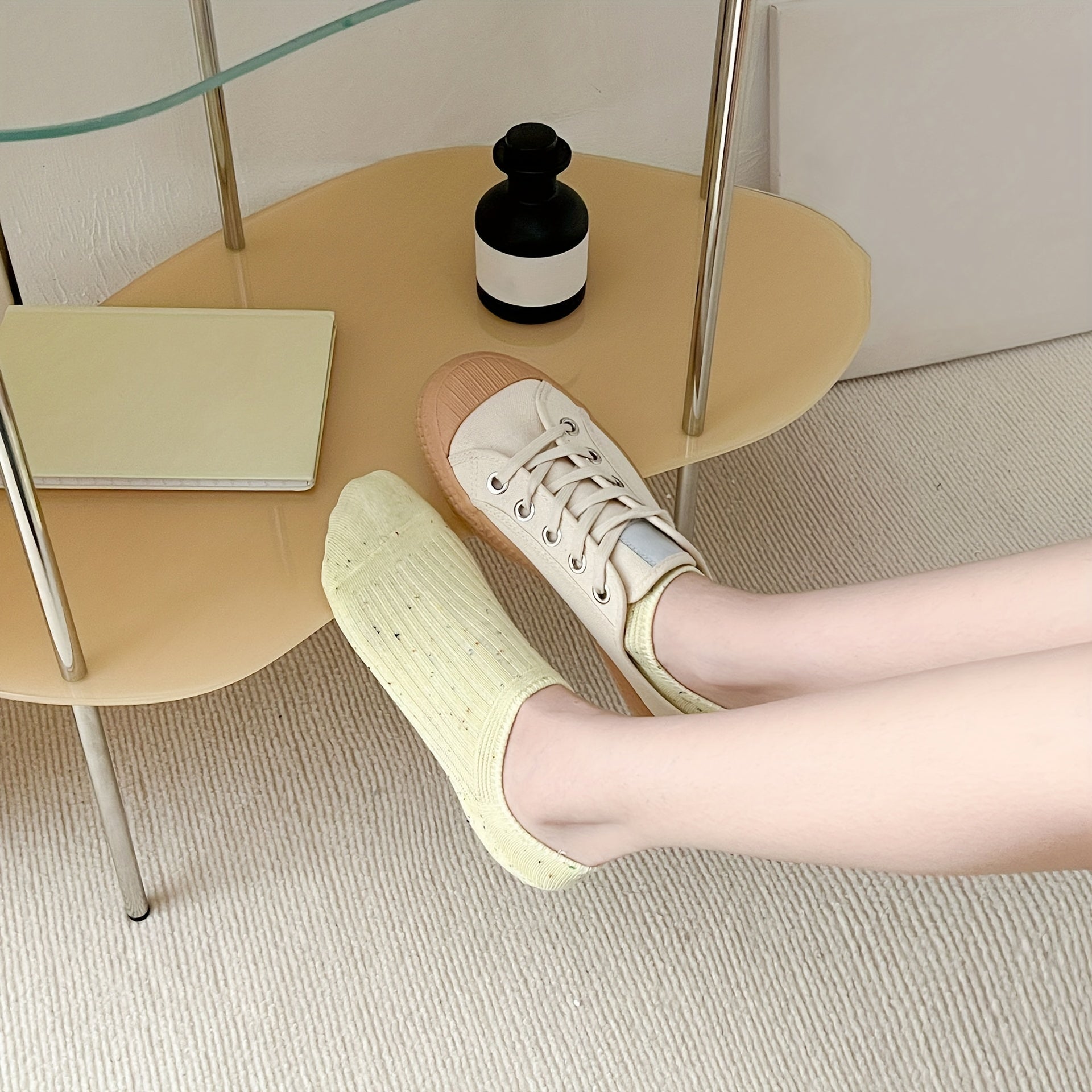 7 Pairs Polka Dot Ankle Socks Women's Stockings