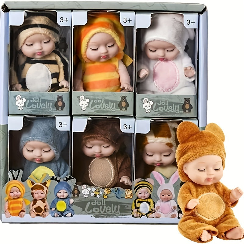 Mini Adorable Reborn Doll Realistic Toy Party Supplies Y2k