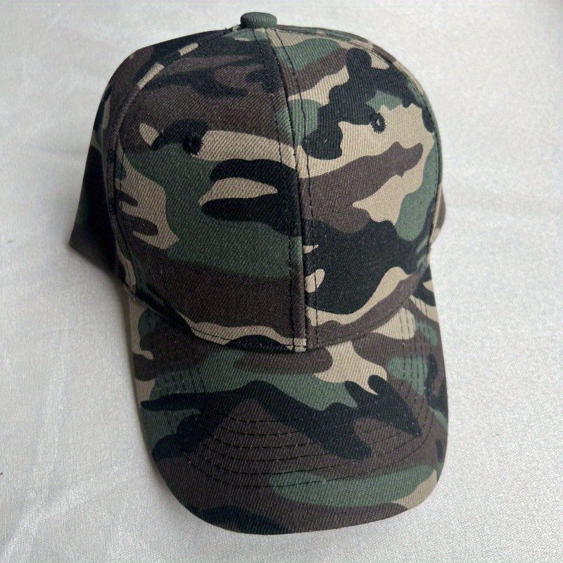 Men's Camo Forest Baseball Cap Sun Protection Hat