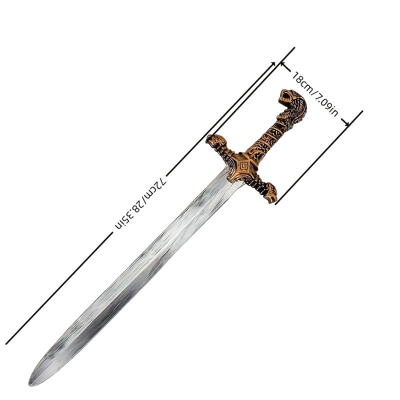 Halloween Western Style Sword Cross Rose Sword for Knight Role Play