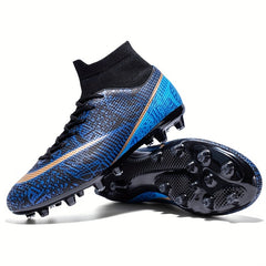 Boy's AG Cleat Football Boots High Top Lace Up Soccer Cleats