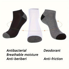 Men's Ankle Sport Socks for Basketball Training Running