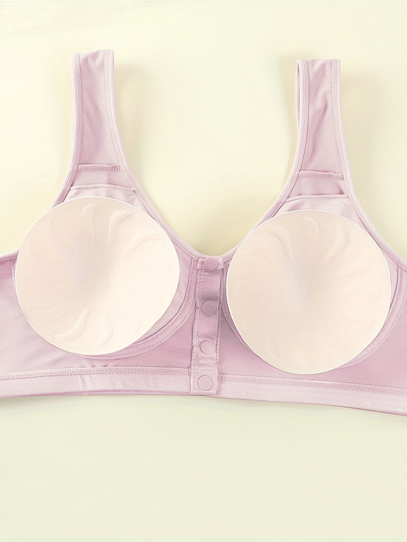 Plus Size Women's Ditsy Print Padded Comfort Bra