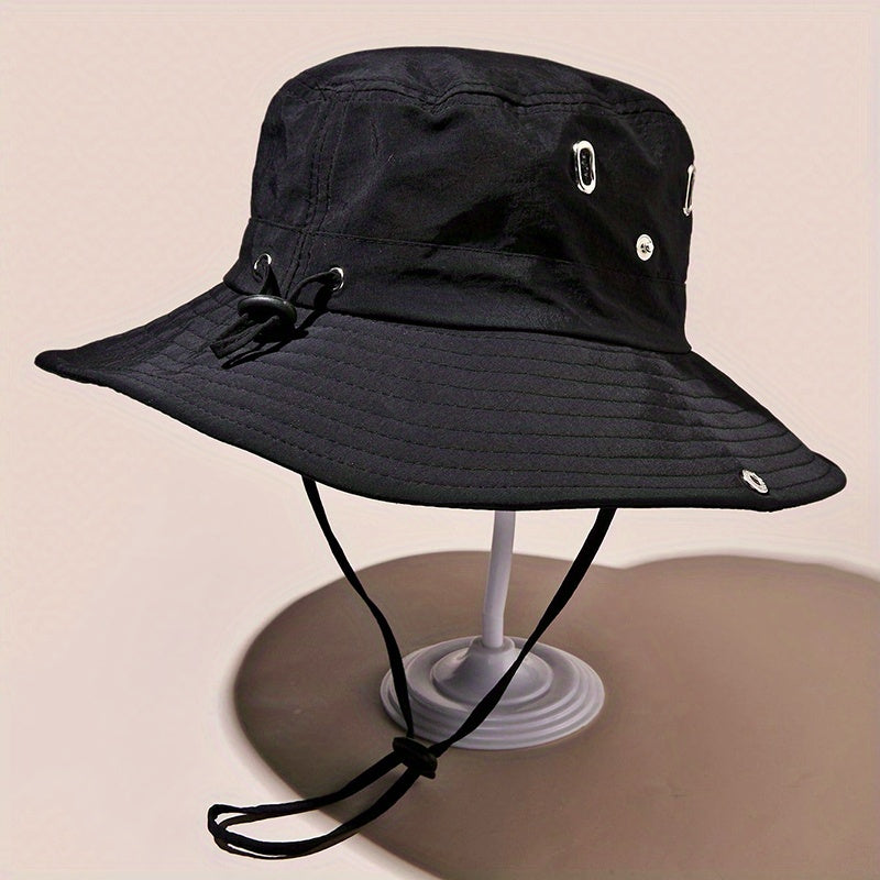 Unisex Sunproof Bucket Hat Wide Brim UV Protection Sun Hat