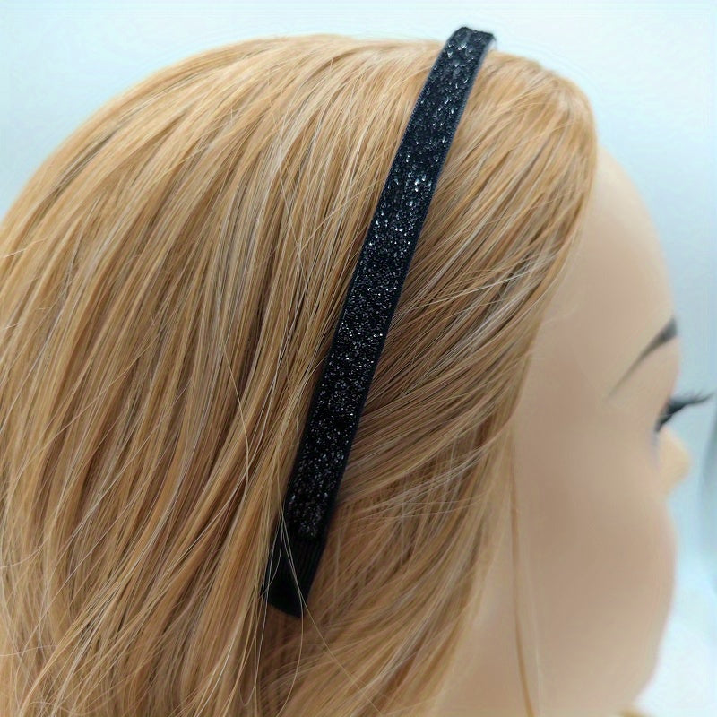 Sequin Head Hoop Glitter Hair Band Sparkling Headband Y2K Hair Accessories