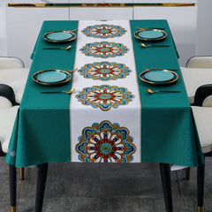 Waterproof Square Tablecloth Nordic Style Coffee Table Cloth
