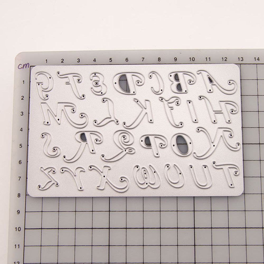 Metal Alphabet Letters Cutting Dies Stencils for DIY Craft Scrapbooking