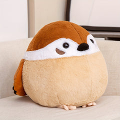 Pet Alliance Sparrow Plush Toy Round Rolling Bird Doll Home Decor Birthday Gift
