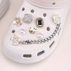 14pcs Street Style Clogs Buckle Punk DIY Shoes Charms Decoration