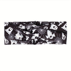 Pumpkin Ghost Pattern Headband Halloween Hairband