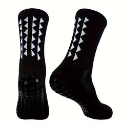 Men's Mid Crew Sport Socks Non Slip Shock Absorption
