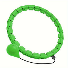 Detachable 24 Sections Pilates Fitness Hoop Exercise Ring With Weighted Ball