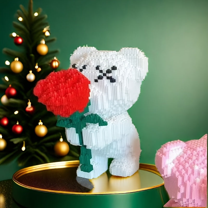 Adorable Bear Building Blocks 3D Puzzle for Family Activities