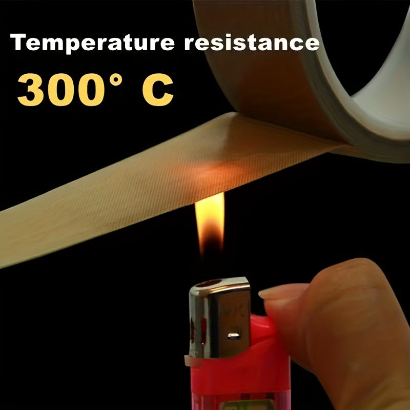 High Temp Teflon Tape 300C PTFE Cloth Heat Insulation Adhesive Strips