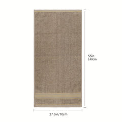 2pcs Embroidered Towel Set, Soft & Absorbent, Family & Bathroom Decor