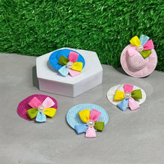 Colourful Mini Doll Hats Set for Dollhouse Decoration