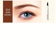 4 Colors Eyebrow Pencil Sweatproof Waterproof Natural Makeup