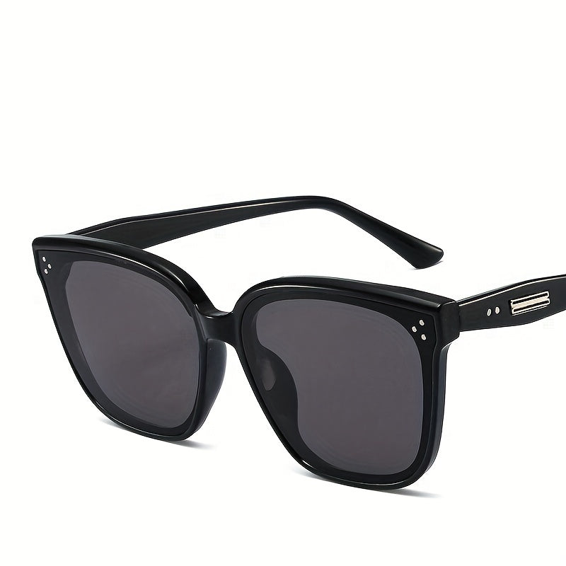 Men's Square Large Frame Glasses Mixed PC Sunglasses 4137