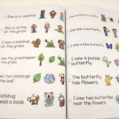 English Learning Workbook Through Pictures, Words, Sentences