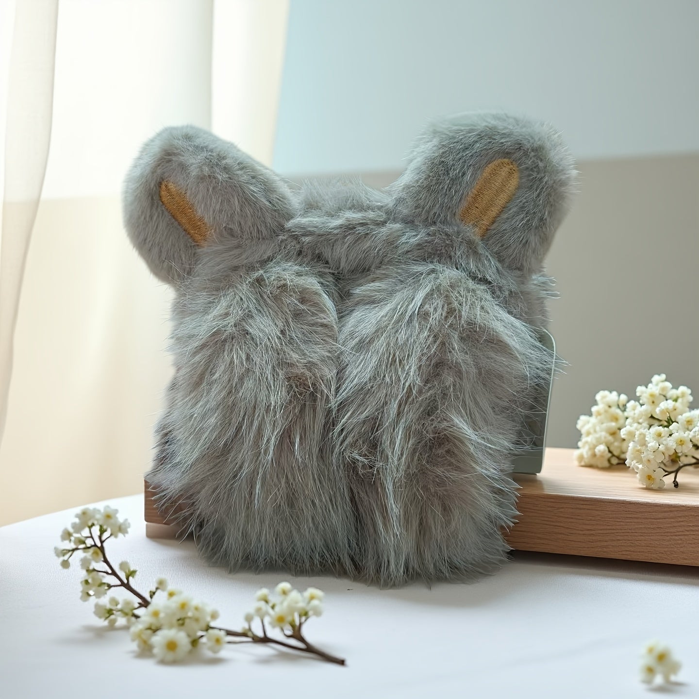 Adorable Bunny Ear Covers Extra Thick Warm Winter Accessories