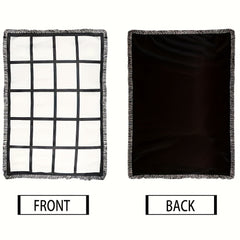 101x152 Sublimation Throw Blanket Heat Press 9 15 20 Grids - Blank