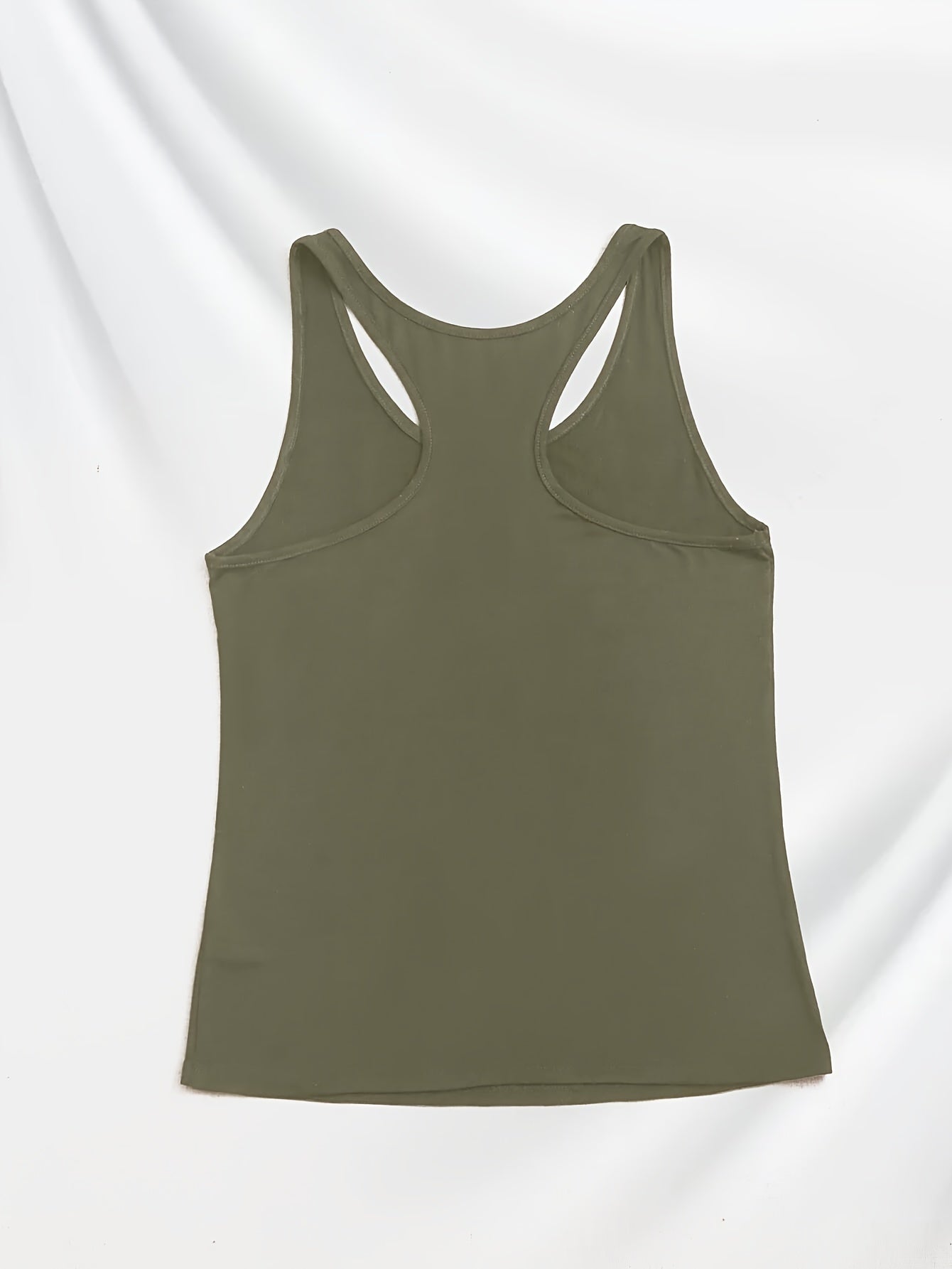  Casual Heart Print Tank Top Women's Plus Round Neck Racer Back Tank