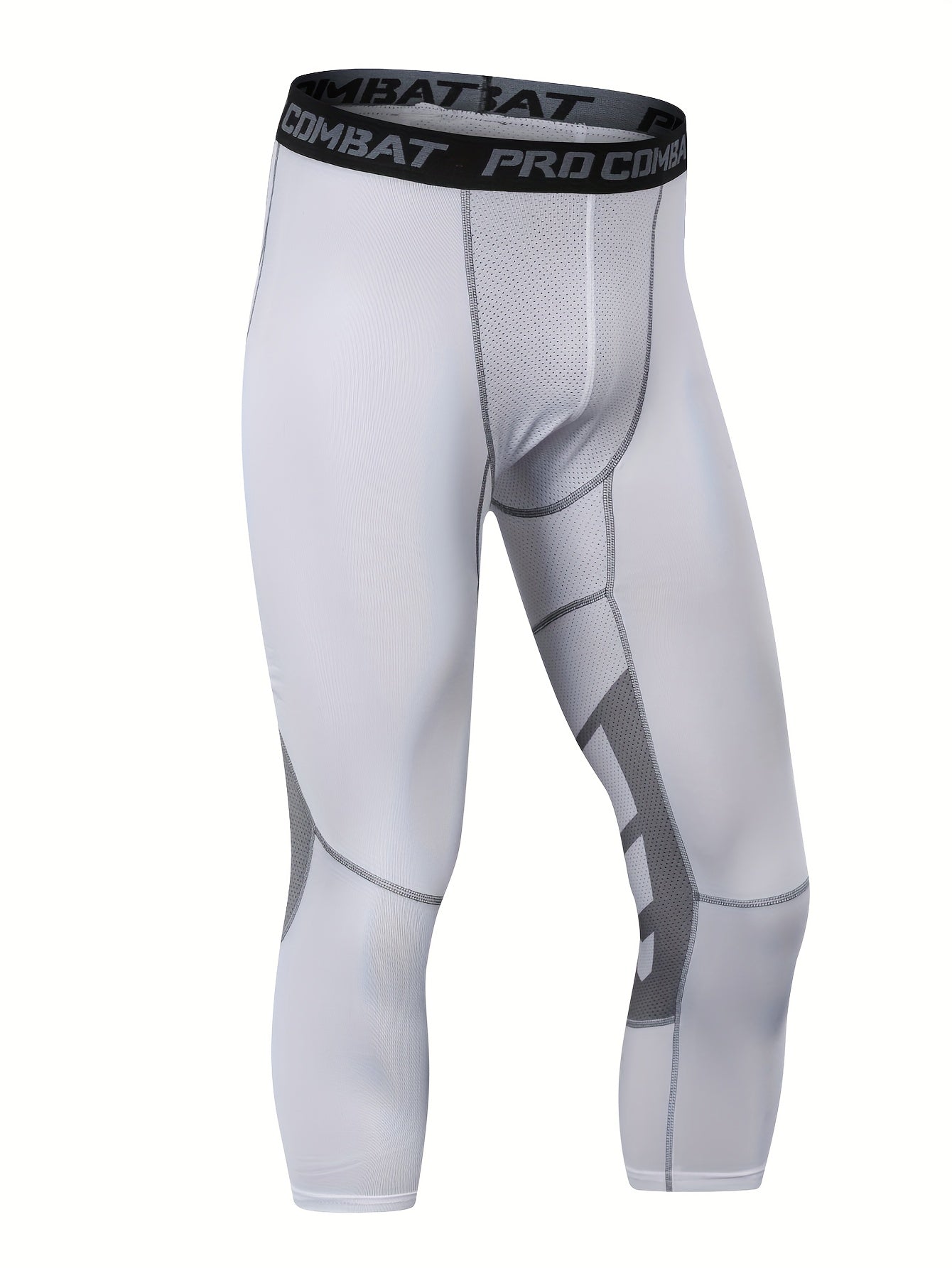 Men's Stretch Long Compression Pants Gym Fitness Leggings