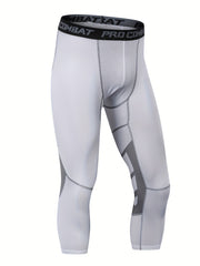 Men's Stretch Long Compression Pants Gym Fitness Leggings