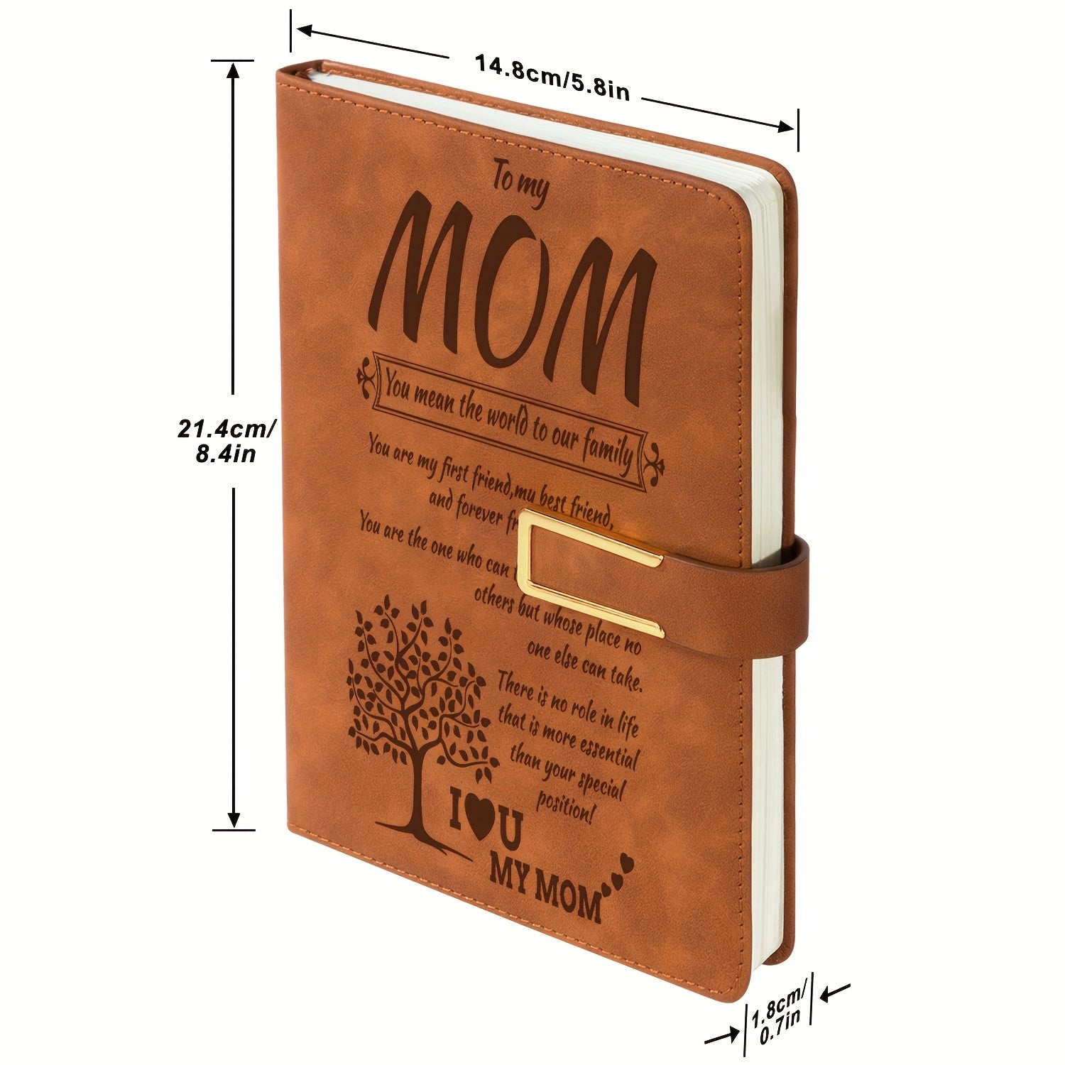 Engraved A5 Notebook Journal Gift For Mom