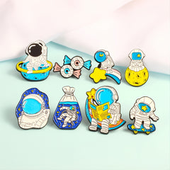 Spaceman & Starfleet Lapel Pins for Cartoon Planet