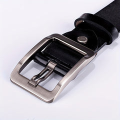 Men's PU Leather Buckle Belt Business Belt Joker Belt