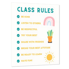 Class Rules Poster School Classroom Teacher Printables Decor