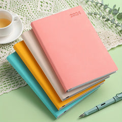 A5 12-Month Daily Planner Notebook