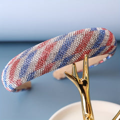 Independence Knotted Hair Band American Flag Element Head Hoop
