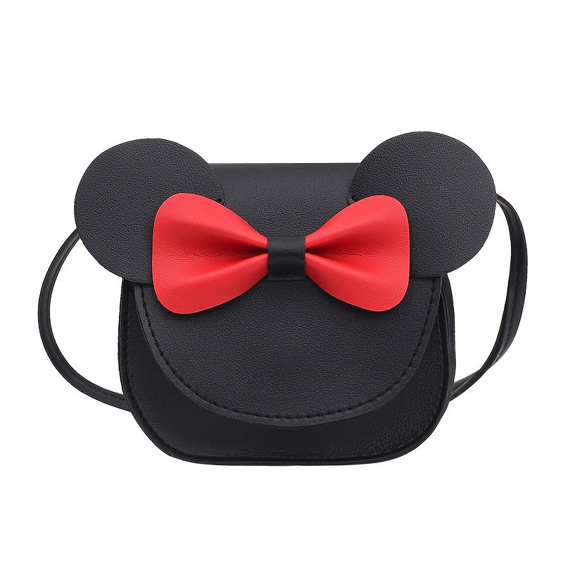 Kids Crossbody Bag with Bow Shoulder Strap Mini Coin Purse for Girls