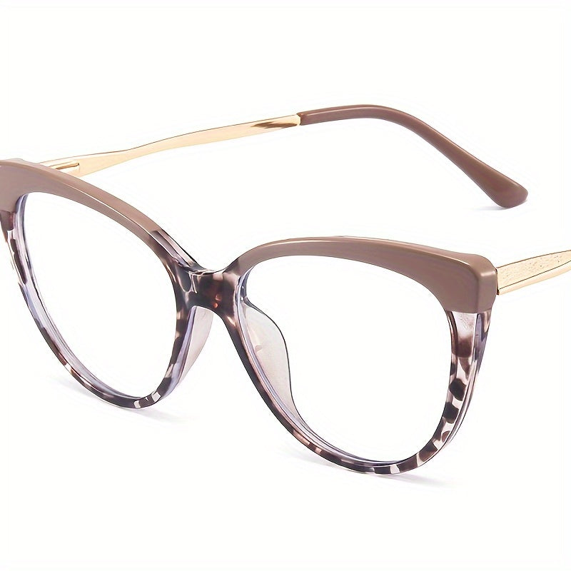 Anti Blue Light Cat Eye Glasses Metal TR90 Frame