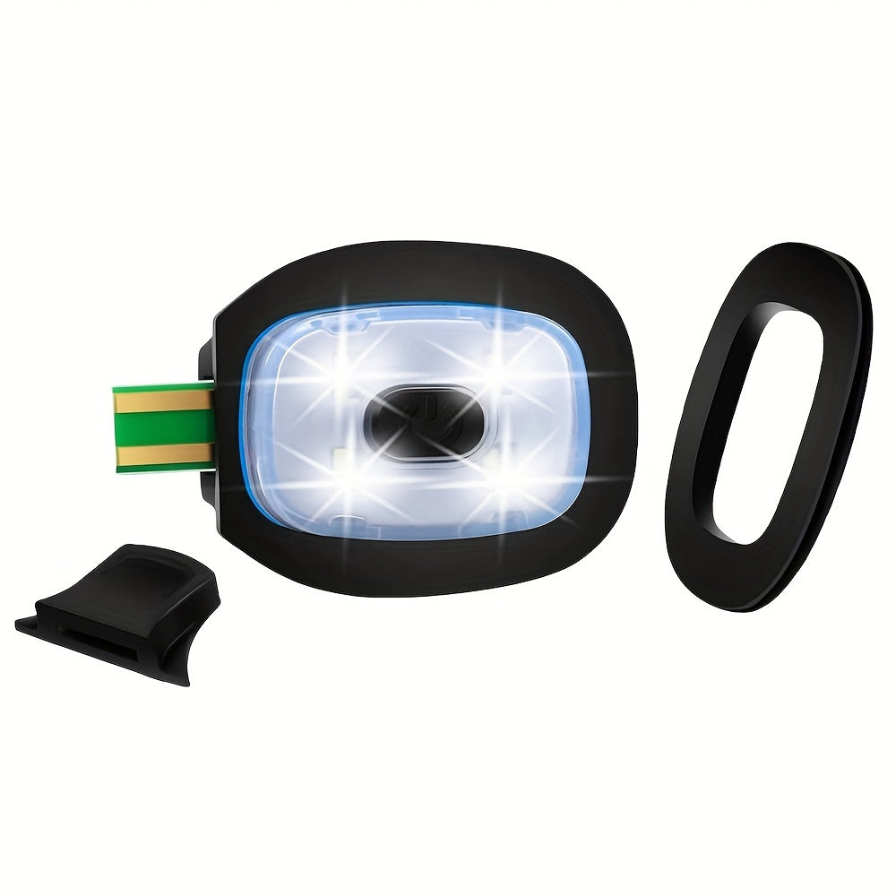 3pcs USB Rechargeable LED Hat Light Headlamp