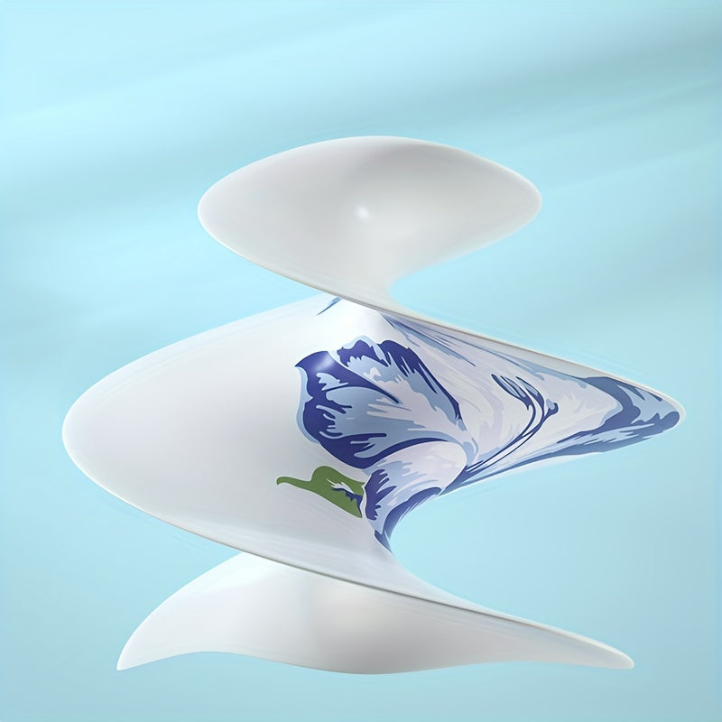 Printed Silicone Swimming Cap Waterproof Non-slip Elastic Long/Short Hair
